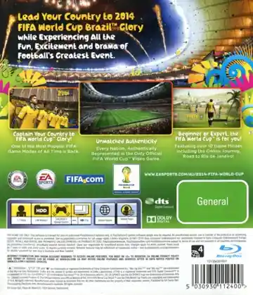 2014 FIFA World Cup - Brazil (USA) (En,Fr,Es) (v1.01) (Disc) (Update) box cover back